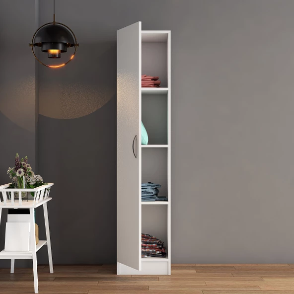 1 Kapılı Gardrop Beyaz - GRD0301 - 2