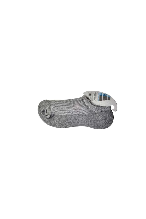 Gri Erkek Görünmez Çorap 12 çift - 2