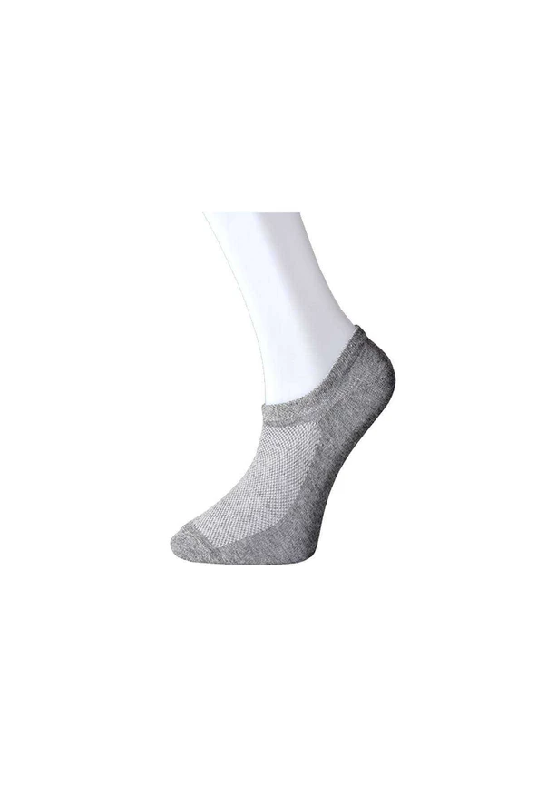 Gri Erkek Görünmez Çorap 15 çift - 2