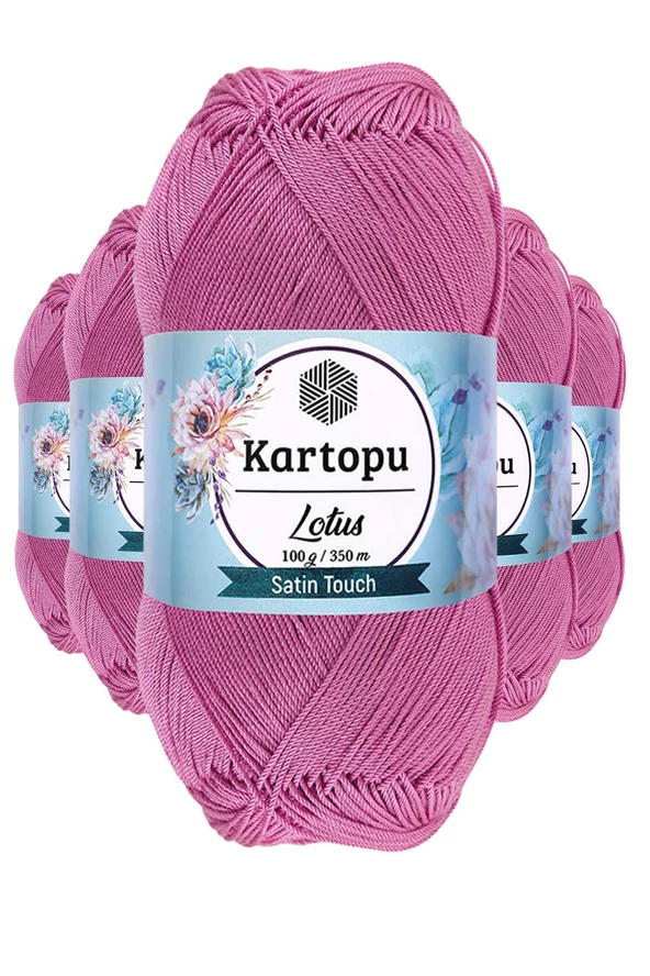 5 Adet Lotus Bikini Büstiyer Bluz Örgü İpi  K775 Leylak ürün görseli 1