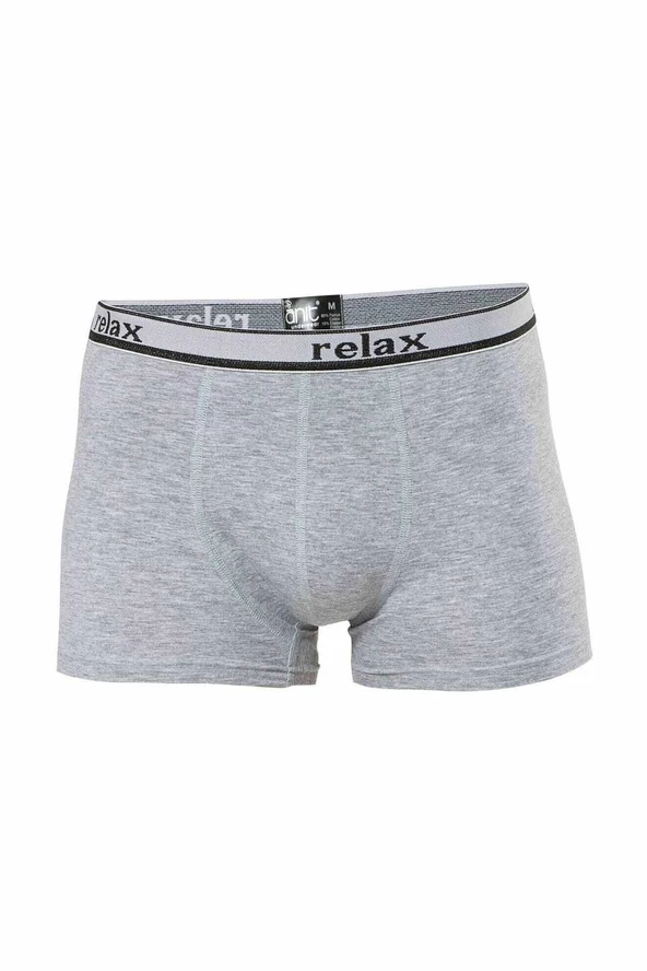 Relax Pamuklu Esnek Erkek Boxer Gri - 1268A