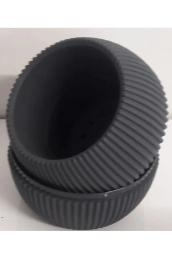 Mercan Saksı 2 Numara 0,35 Litre Su Hazneli Dekoratif Kaktüs Sukulent Saksı 11,8x9,2 cm - 3