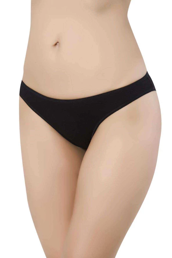 10 adet Süper Eko Set Likralı Kadın Slip Külot Siyah Gri Beyaz Pudra Fuşya - Resim 4