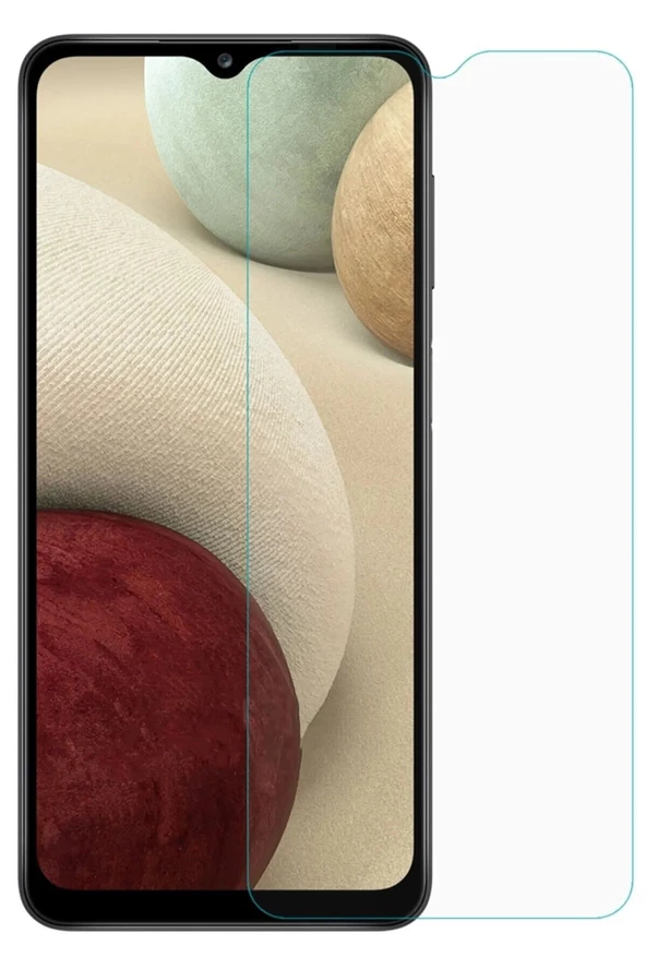 Samsung Galaxy A02 Uyumlu Premium Ekran Koruyucu 9h Sert Temperli Kırılmaz Cam Koruma Şeffaf