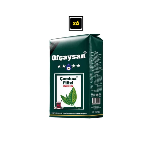 Ofçaysan Çamlıca Filizi Çayı 1000 Gr x 6 Adet