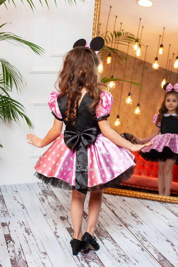 Minnie Mouse Çocuk Kostümü Pembe - 3