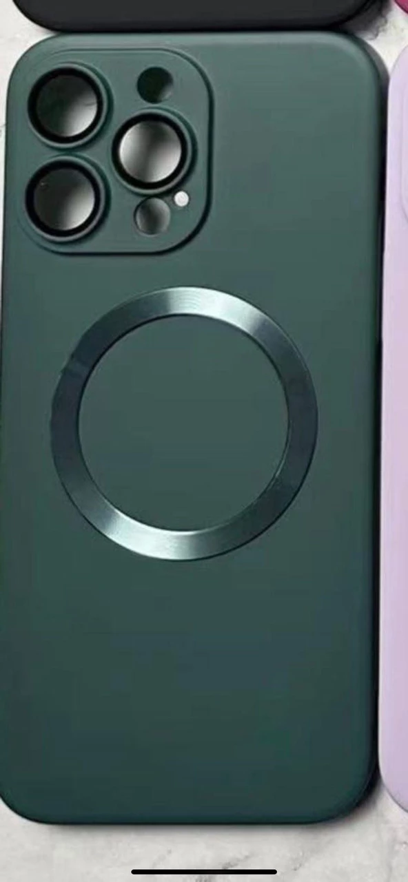 İphone 14 Pro Max Slim Sert Magsafe Özellikli Kapak - 6