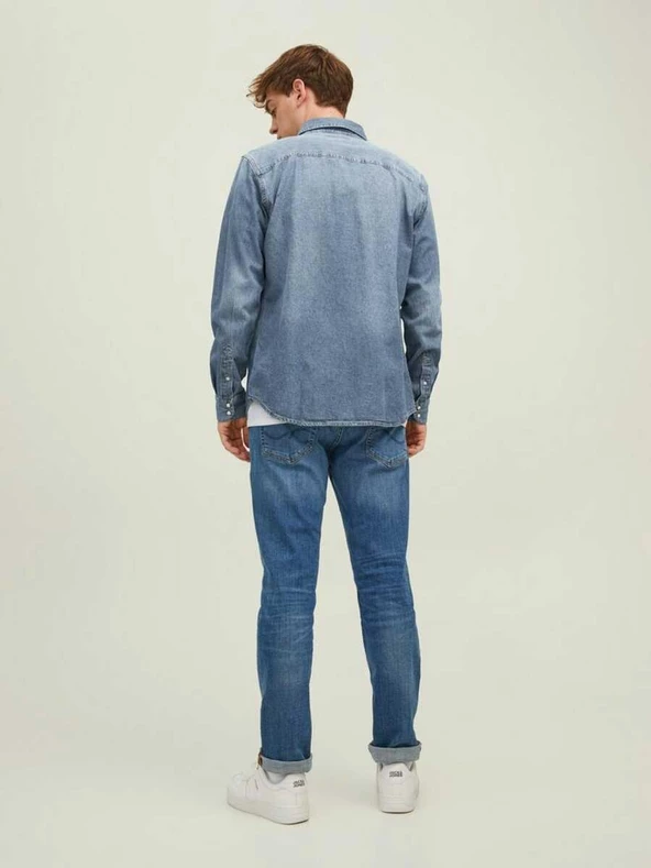Jack Jones Sheridan Erkek Jean Gömlek 12138115 - 4