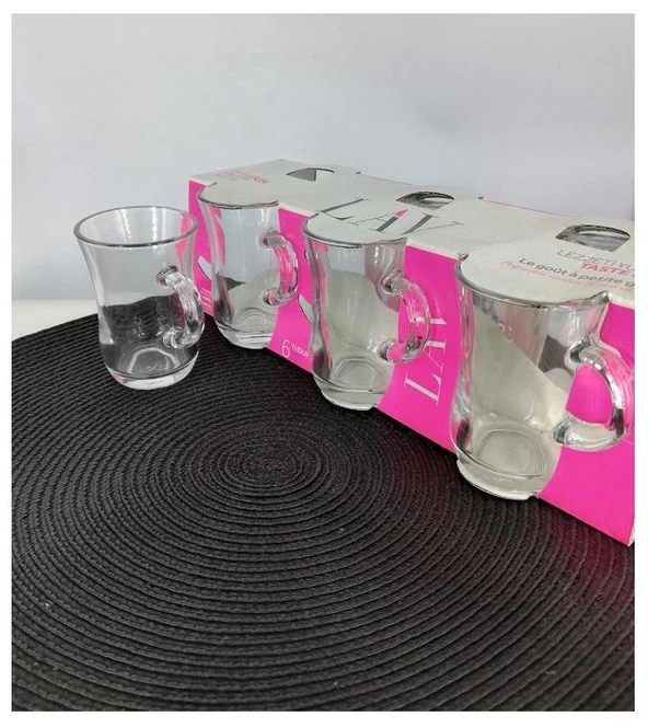 Lav Yud 402 Yudum 402 Kulplu Çay Bardağı 6 Lı