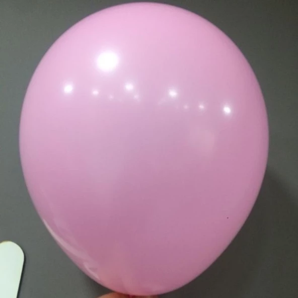 12" İç Mekan Dekorasyon Balonu Pembe - 100 Adet