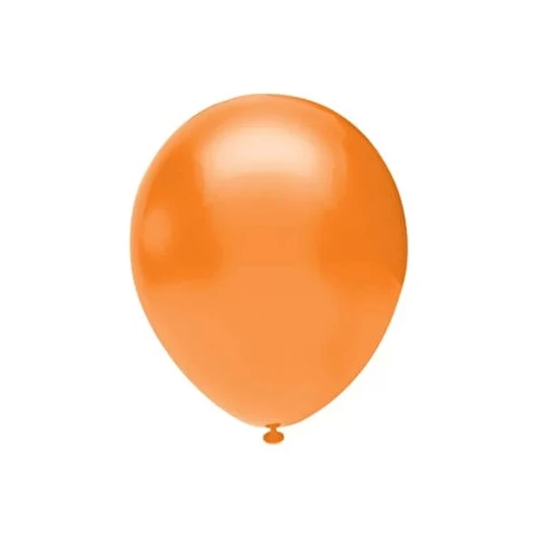 12" İç Mekan Dekorasyon Balonu Turuncu - 100 Adet