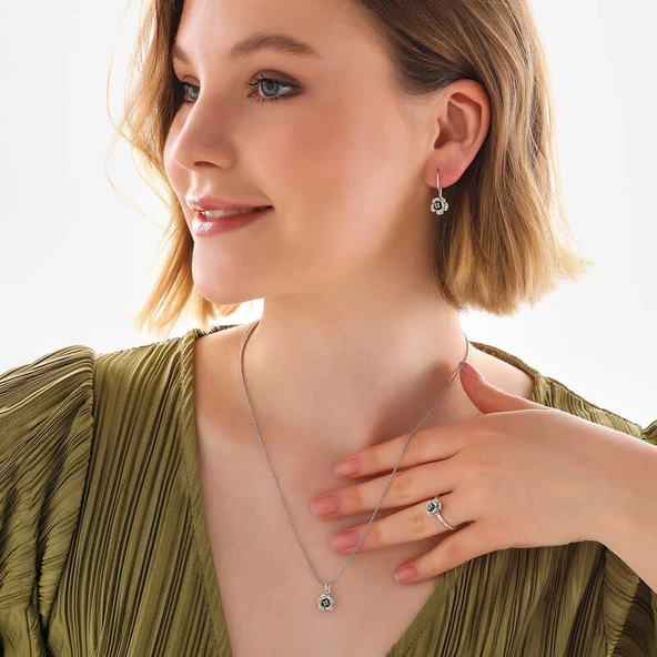 Gümüş Gül Kadın Set - Resim 2