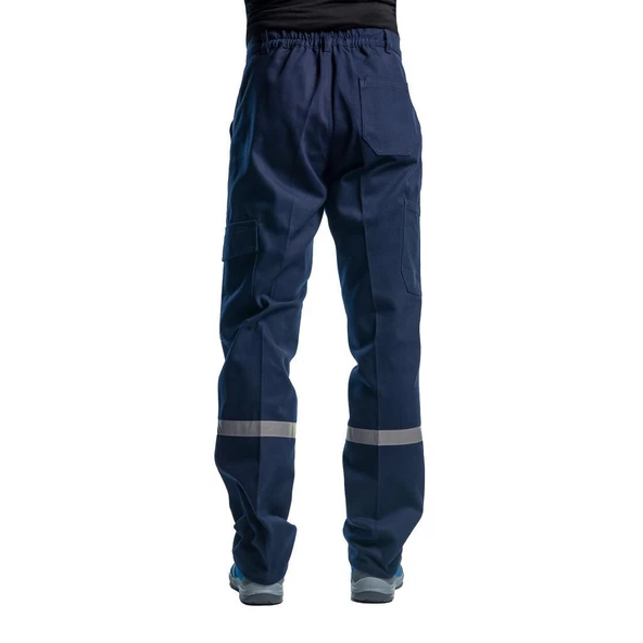 Şensel, Reflektörlü Kışlık İş Pantolonu, Lacivert, Komando Cepli -101E545- - 3
