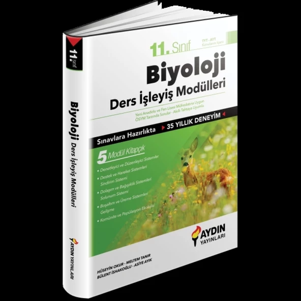 11. Sınıf Aydın Biyoloji Ders İşleyiş Modülleri