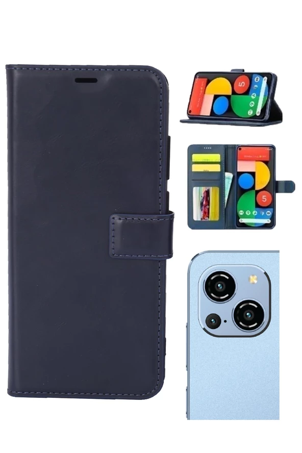 Reeder S23 Pro Max Uyumlu Kamera Korumalı Cüzdanlı ve Kapaklı Kılıf - 4