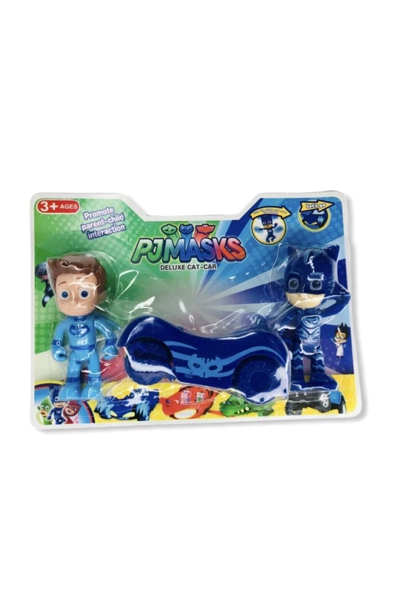 2 Figürlü Arabalı Set Pijamaskeliler - Resim 3