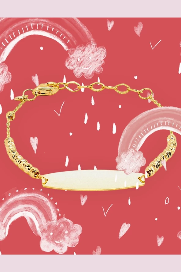 Cigold Taşsız Çocuk Bileklik 14 Ayar Altın 2,46 Gr OA-K11501028716 - 3