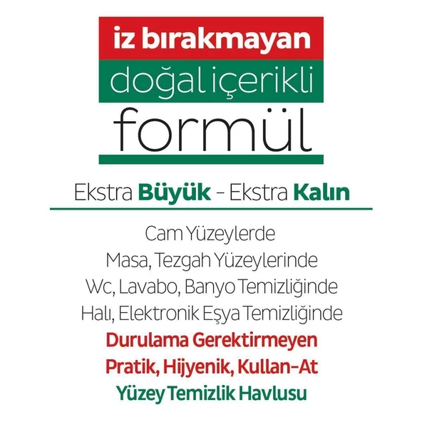 Sleepy Easy Clean Yüzey Temizlik Havlusu&Mendili 100+2x15 (130 Yaprak) - 5