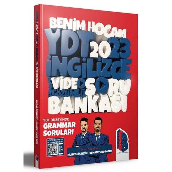 2024 YDT İngilizce Grammar Soru Bankası Benim Hocam Yayınları
