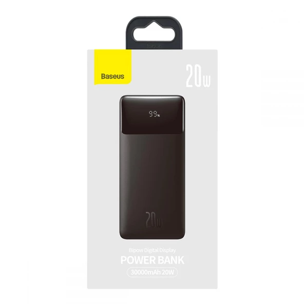 Baseus Bipow 20W Hızlı Şarj 30000 mAh LED Göstergeli Powerbank - 5