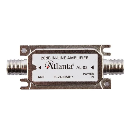 Atlanta AL-02 AL02 Sinyal Hat Yükseltici Güçlendirici Line Amplifier (20 dB)