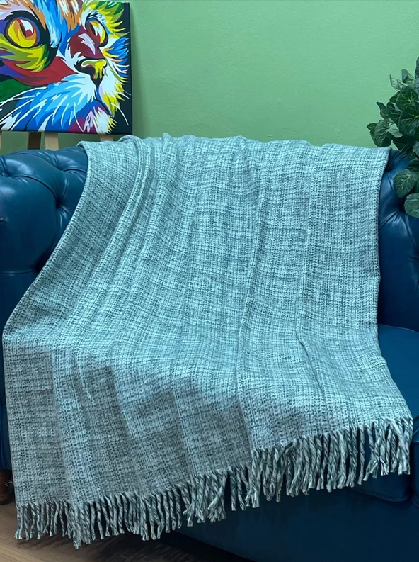 Komfort Home Tek Kişilik Pamuklu Skoç Kırık Desen Tv Battaniyesi 150x200 CM - 3