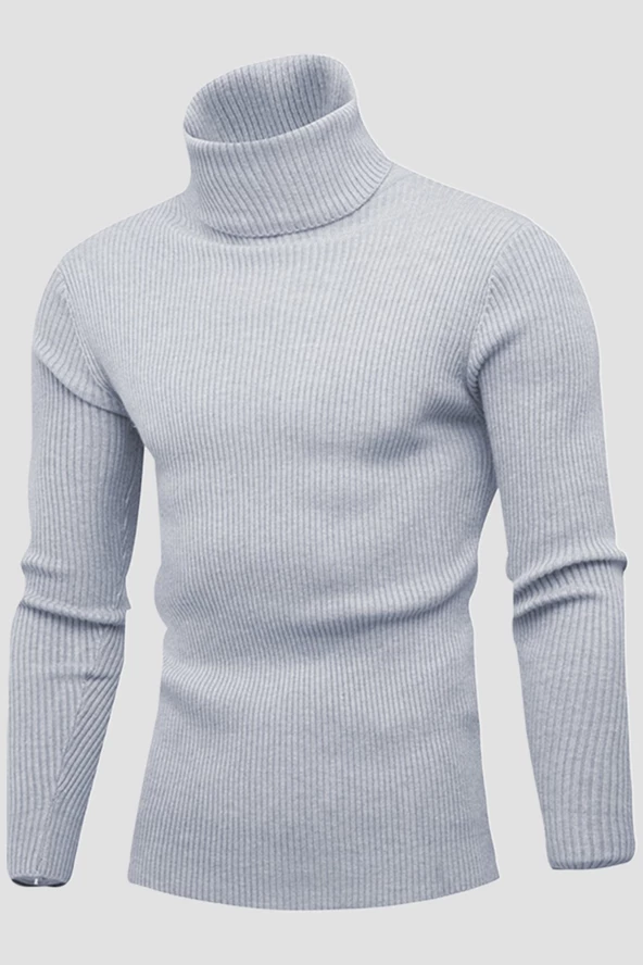 Unisex 5’li Hazır Paket Balıkçı Yaka Kaşkorse Slimfit Boğazlı Kazak - 4