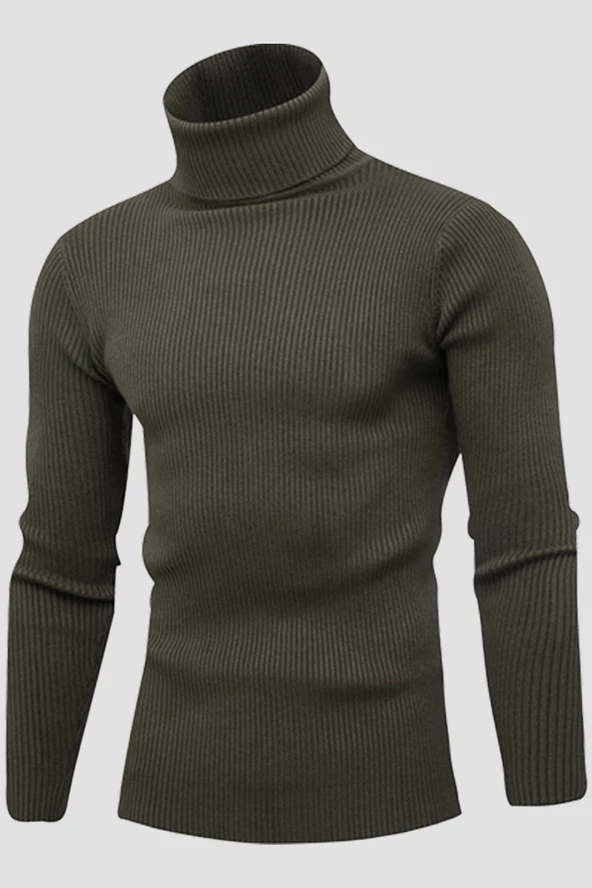 Unisex 5’li Hazır Paket Balıkçı Yaka Kaşkorse Slimfit Boğazlı Kazak - 6