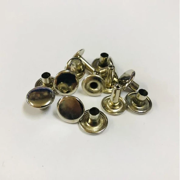 Perçin Rivet 75 no 12mm 25 Takım (Leathercraft, Deri Hobi) - 3