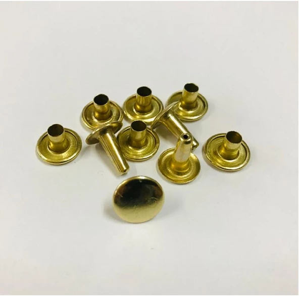 Perçin Rivet 75 no 12mm 25 Takım (Leathercraft, Deri Hobi) - 9