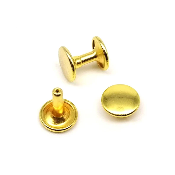 Perçin 33,5no 9mm İki Taraf Kafa 50 Takım (Leathercraft, Deri Hobi) - 6