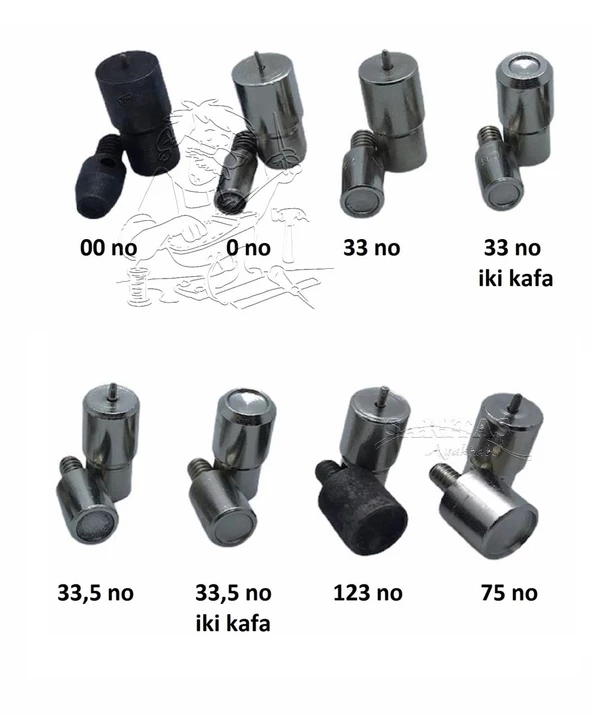 Perçin Kalıpları (Rivet Kalıbı) Deri El Aleti - 2