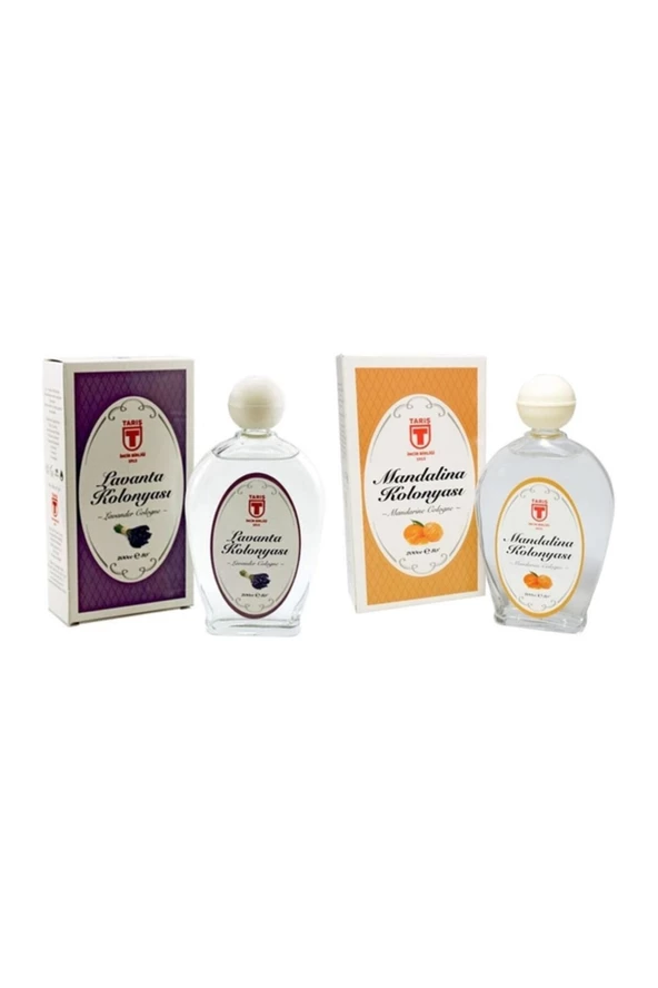 Tariş Mandalina & Lavanta Kolonyası Cam 2 X 200 Ml