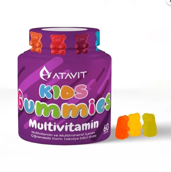 Atavit Kids Multivitamin 60 Gummies 8682340346912
