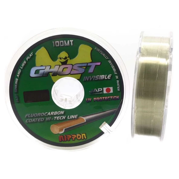 Nippon Ghost Fluorocarbon Coated Olta Misinası 100Mt