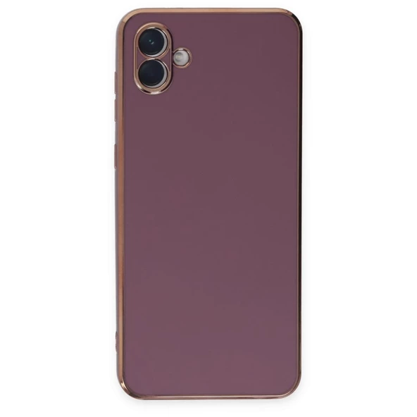 Samsung Galaxy A04E Kılıf Luxury Seri Kamera Korumalı Silikon Kapak - 6
