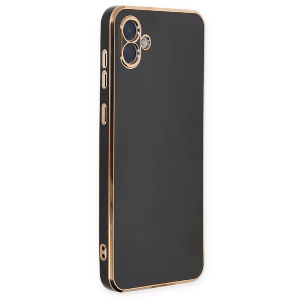 Samsung Galaxy A04E Kılıf Luxury Seri Kamera Korumalı Silikon Kapak - 2