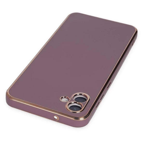 Samsung Galaxy A04E Kılıf Luxury Seri Kamera Korumalı Silikon Kapak - 7