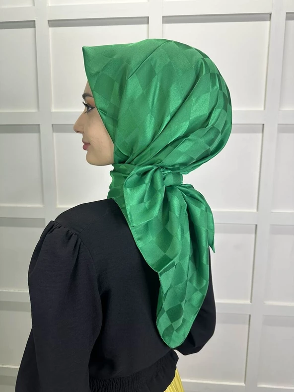 Siyane Scarf Dama Desen Jakarlı Eşarp 00948  BENETTON - 5