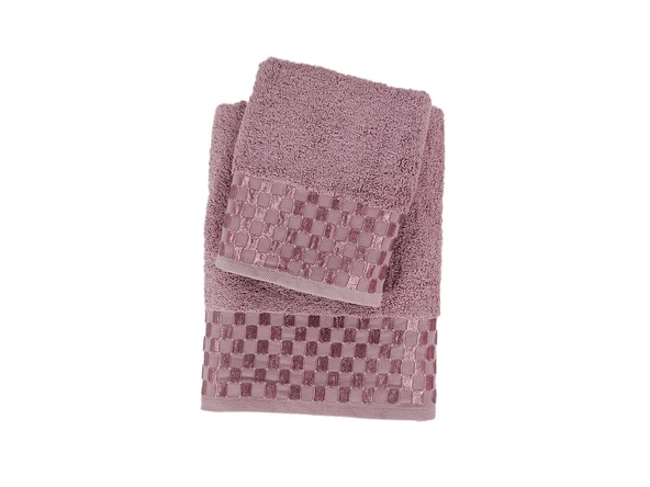 Bambu Soft Dama Desenliı Banyo Havlu Takımı 6 Renk - 2