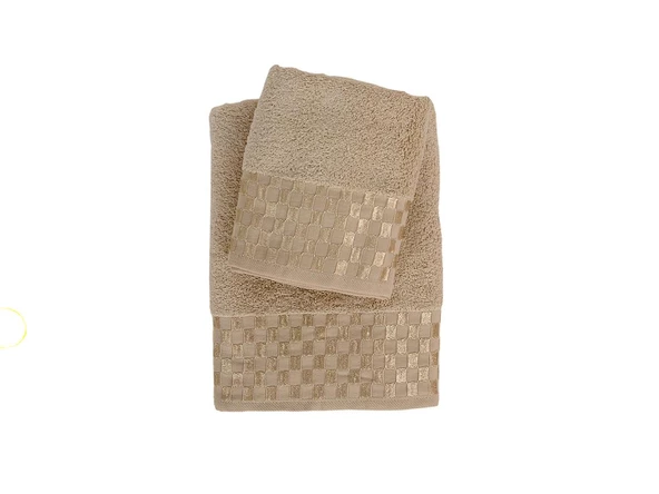 Bambu Soft Dama Desenliı Banyo Havlu Takımı 6 Renk - 3
