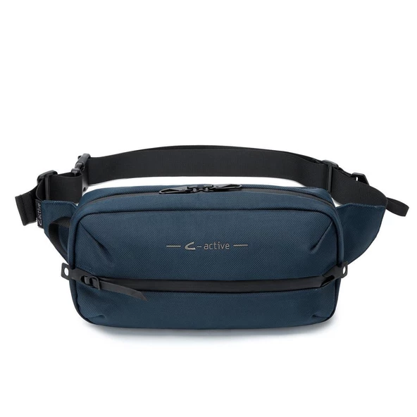C-Active Erkek Bodybag Bel Çantası Orta Boy Oxford Kumaş 8676