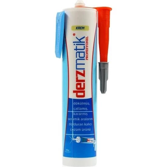 Derzmatik Profesyonel Derz Silikon Kartuş 450gr Renk Seçenekli - 7