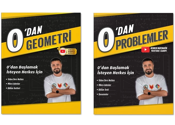0dan Geometri ve Problemler Youtube Kampı 2 Kitap - Rehber Matematik