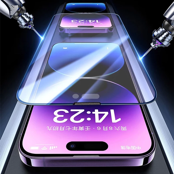Vendas iPhone XS Max Uyumlu Matte Warrior Screen Hardness Temperli Mat Cam Ekran Koruyucu - 7