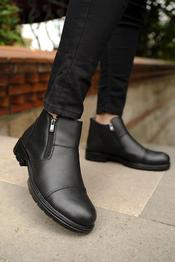 Mehmet Mete 1645 İçi Kürklü Kışlık Erkek Bot - Resim 3