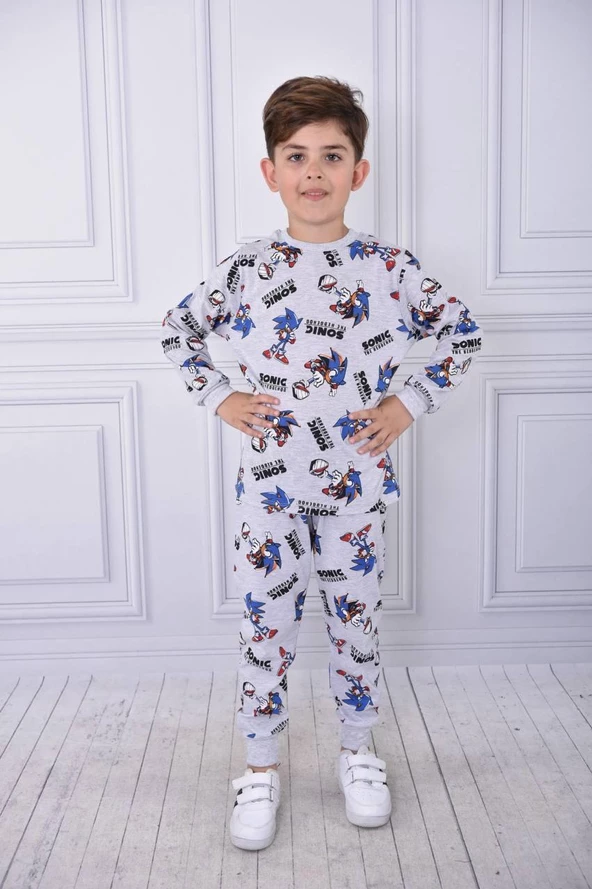 Erkek Çocuk Mevsimlik Uzun Kol Pijama Takımı 2023