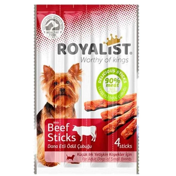 Royalist Köpek Ödülü Biftekli Sticks 20 Gr