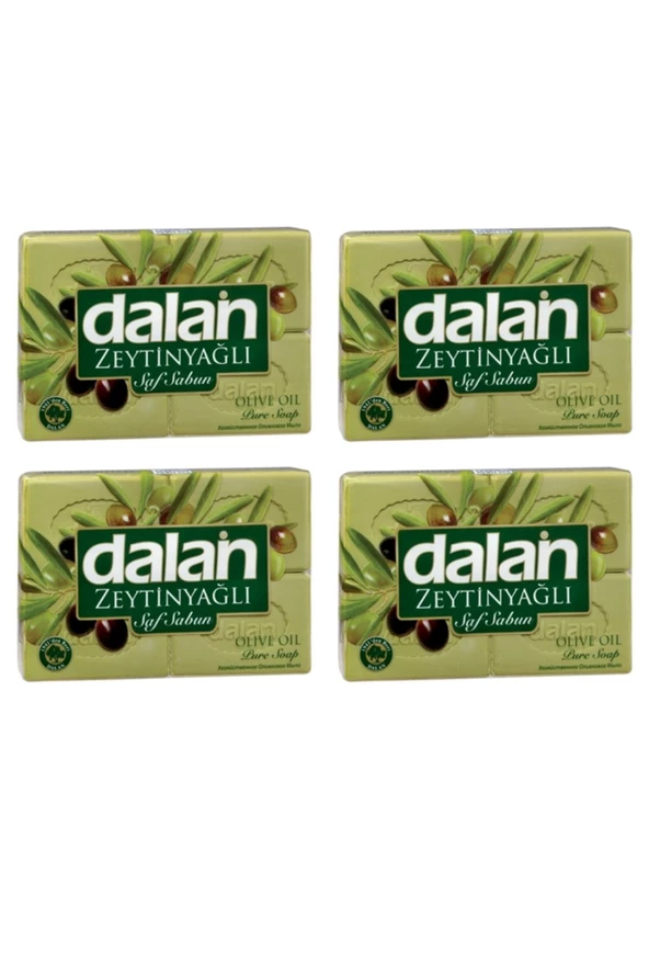 Dalan Banyo Sabunu Yeşil Zeytinyağlı 600 Gr X 4 Adet