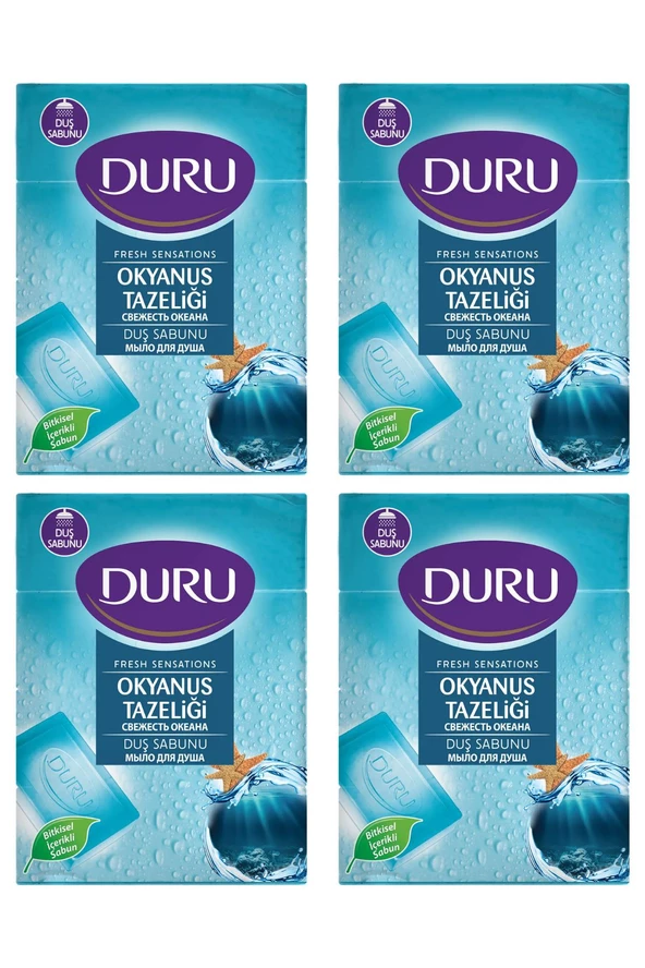 Duru Fresh Sensations Okyanus Tazeliği Duş Sabunu 600 Gr X 4 Paket